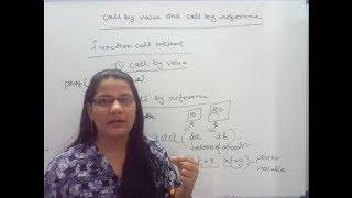 Call by Value and Call by Reference in C Function in Hindi  Lec-40|C Programming Tutorial in Hindi