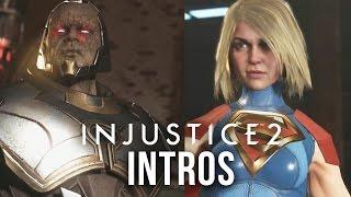 INJUSTICE 2 - ALL CHARACTER INTROS & INTERACTIONS