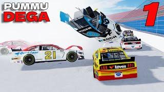 NASCAR Pummu Talladega Ai Crash Compilation #1