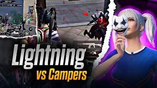 Aggressive Clutches Against Pro Player or Campers || Lightning Playz 