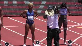 100m Women Marie-Josee Ta Lou  11.02  +0.3 Prefontaine Classic 2019