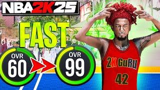 NBA 2K25 FASTEST WAY TO TO 99 OVERALL