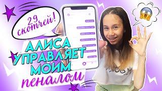 АЛИСА УПРАВЛЯЕТ Пеналом и Канцелярией в 7 Класс