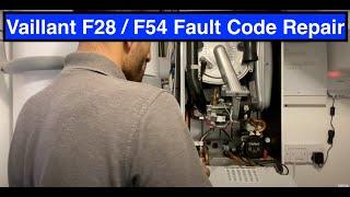 Vaillant F28 F54 fault code repair