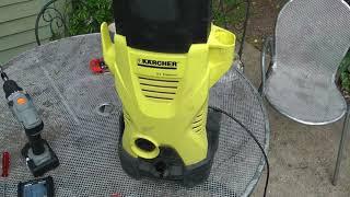 Karcher K2 Pressure Washer refuses to Run Tear Down and Investigation