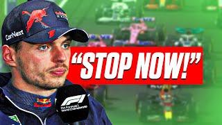 Verstappen's Final WARNING For Formula 1 & FIA..