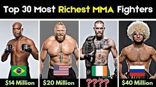 Top 30 Richest MMA Fighters 2024 ($6 Million-$200 Million)