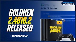 New GoldHEN 2.4b18.2 Released for PS4