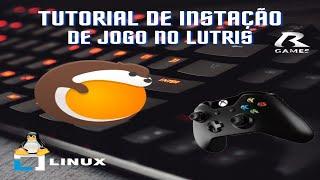 Instalação de jogos no lutris (Linux).