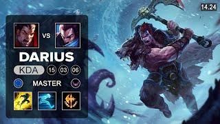 Darius vs Yasuo Top - EUW Master - Patch 14.24 Season 14