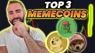 Ranking The Top 3 Meme Cryptos Charts - PEPE, WIF, DOGE