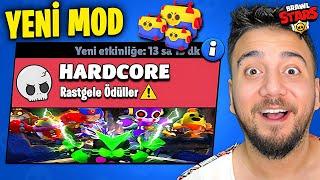 YENİ MOD YAPTIM! ÇOK EĞLENCELİ OLDU! ÖLÜRSEN KARAKTERİN SİLİNİR! BRAWL STARS( MEGA KUTU ÖDÜLLÜ )