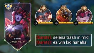 SELENA GUIDE TO DOMINATE META TANKY ENEMY!! ( BEST DAMAGE BUILD FOR SELENA )