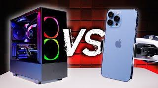 $4000 Gaming PC vs. iPhone 13 Pro Max