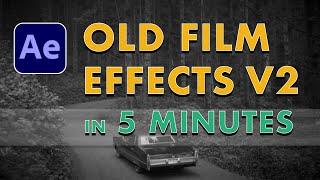 Old Film Effect-After Effects Tutorial