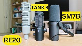 FIFINE TANK 3 VS SM7B AND RE20