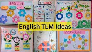 TLM English craft ideas | Classroom decoration ideas | English TLM ideas
