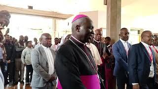Welcoming His Eminence Robert Cardinal Sara in Tangaza University In Nairobi Kenya