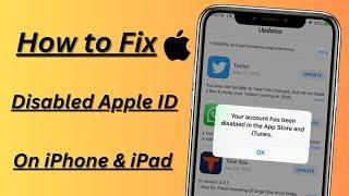 Fixed: Your Account Has Been Disabled in the App Store and iTunes / iOS 17 / 2024