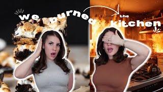 Cooking w/ twins gone wrong *deaf, blind, mute challenge*