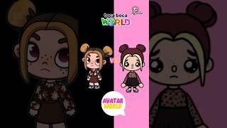 TOCA BOCA VS AVATAR WORLD #avatarworld #tocaboca