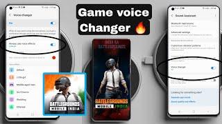 All Samsung Mobile : How To set Voice Changer in Any Game ! BGMI & Free fire Voice Changer !