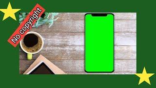 Phone green screen no copyright