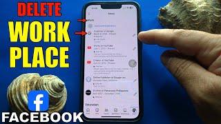 How to Delete Work Place on Facebook Profile