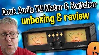 Douk Audio VU2 MIC+LINE Dual Analog VU Meter Stereo RCA Audio Splitter Switcher! Unboxing & Review!
