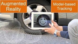 Augmented Reality Tutorial: Model based tracking for car wheels - VisionLib SDK