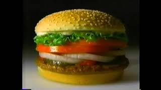 Burger King Frame Broiled Whopper Commercial (1997)