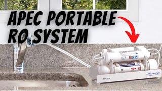 APEC Water Systems RO-CTOP Portable Countertop Reverse Osmosis Water Filter System Review