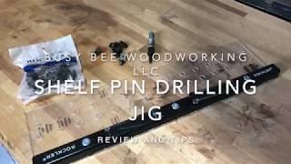 Rockler JIG IT Shelving Peg Jig (review and tips)