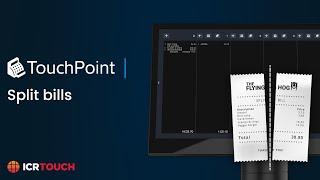 TouchPoint Split Bills | ICRTouch