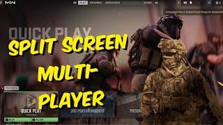 Modern Warfare 2 Split Screen Multiplayer Online (NEW) - PS4/PS5 Tutorial