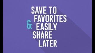 Save to Favorites:  Links, GIFS, Videos & More