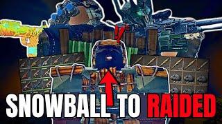 SNOWBALLING UNTIL I GET RAIDED | Fallen Survival