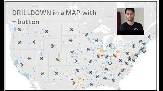 Tableau OUT OF THE BOX 1 - Drill down in a Single Map with + - buttons