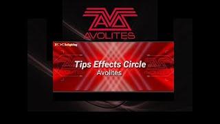 Symmetrical circle Effects Circle tips tanpa Invert tutorial avolites titan indonesia