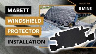 How to Install the Snow and Ice Windshield Protector by Mabett - 2021+ Ford Bronco