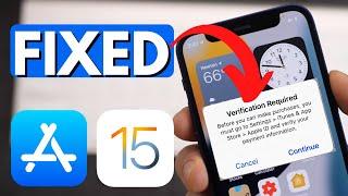 FIX" Verification Required When Installing Free Apps on iPhone & iPad iOS 15