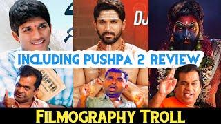 Icon Star Allu Arjun Filmography Troll Upto Pushpa 2 The Rule