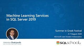 Machine Learning Services in SQL Server 2019