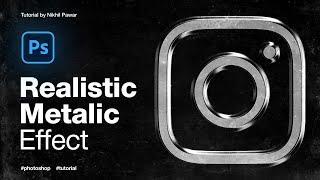 Create SUPER Realistic Metal Effect in Photoshop - Photoshop Tutorial