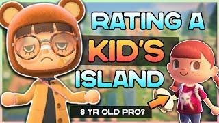 Rating An 8-Year Old Kid's Animal Crossing Island  || ACNH