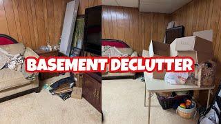 BASEMENT DECLUTTER! Got rid of so much  plus treating plants for pest