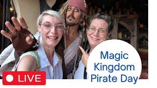 Live Pirate Day Fun at Magic Kingdom! Jack Sparrow, Pirates of the Caribbean, Peter Pan's Flight