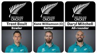 New Zealand T20 World Cup 2024 Squad | Data in Pixels |