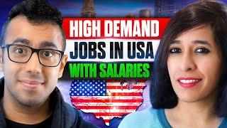 Top Jobs In Demand For US Work Visas | High Demand Jobs With Salaries In USA | US Work Visa 2024