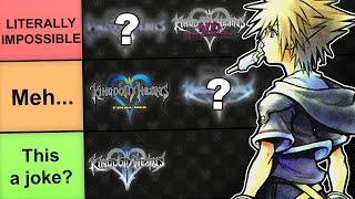 Ranking Kingdom Hearts Games Based on How Hard They Are